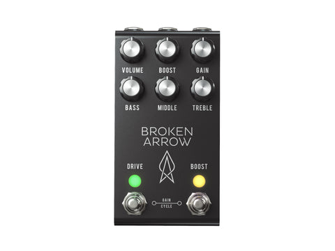 midi overdrive pedal BROKEN ARROW v2